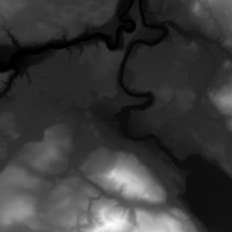 heatmap (Graustufen)
