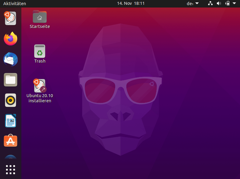 Ubuntu-Benutzeroberfläche